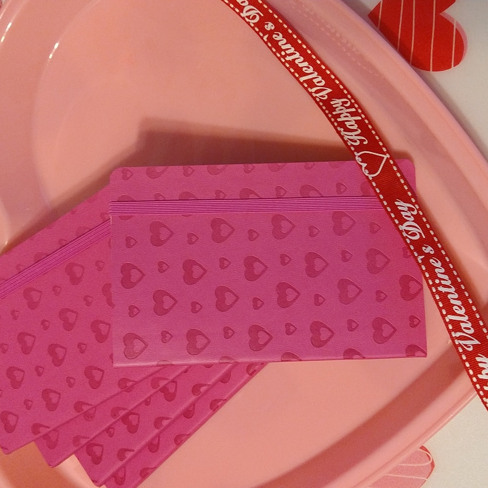 Adorable heart notebooks